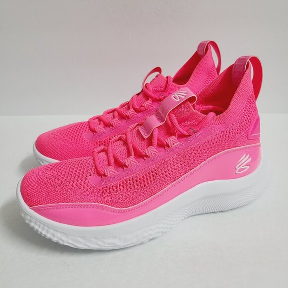 NEW Under Armour Curry 8 Basketball Shoes 3024785-606 Size 9 Team Pink